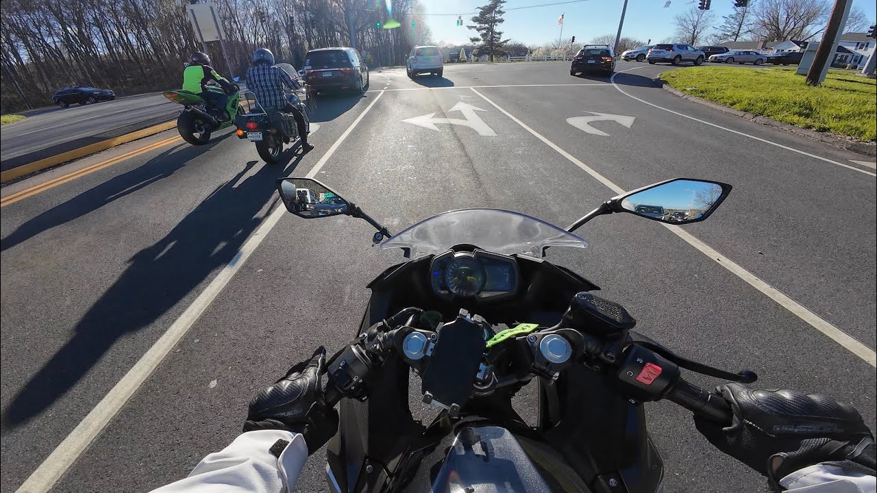 Post Work Ride On My Ninja 400 | Beginner Rider | POV