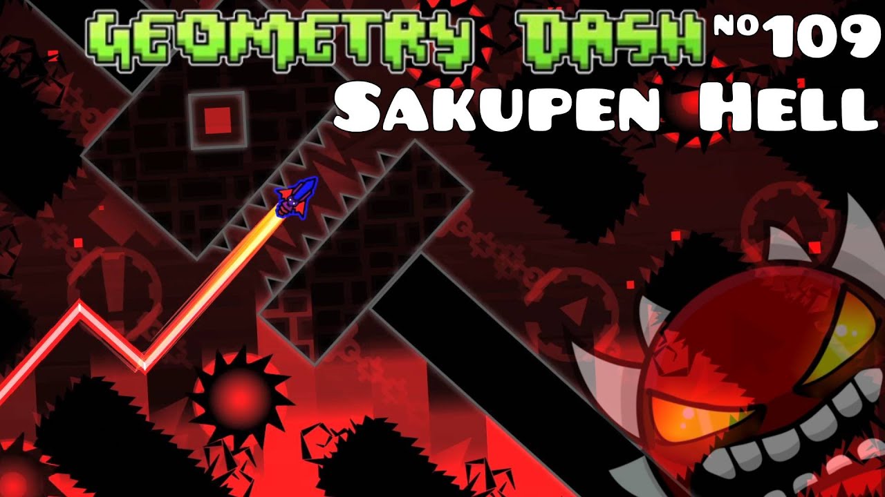 Můj NEJŠŤASTNĚJŠÍ completion! - Sakupen Hell (Geometry Dash 2.2)