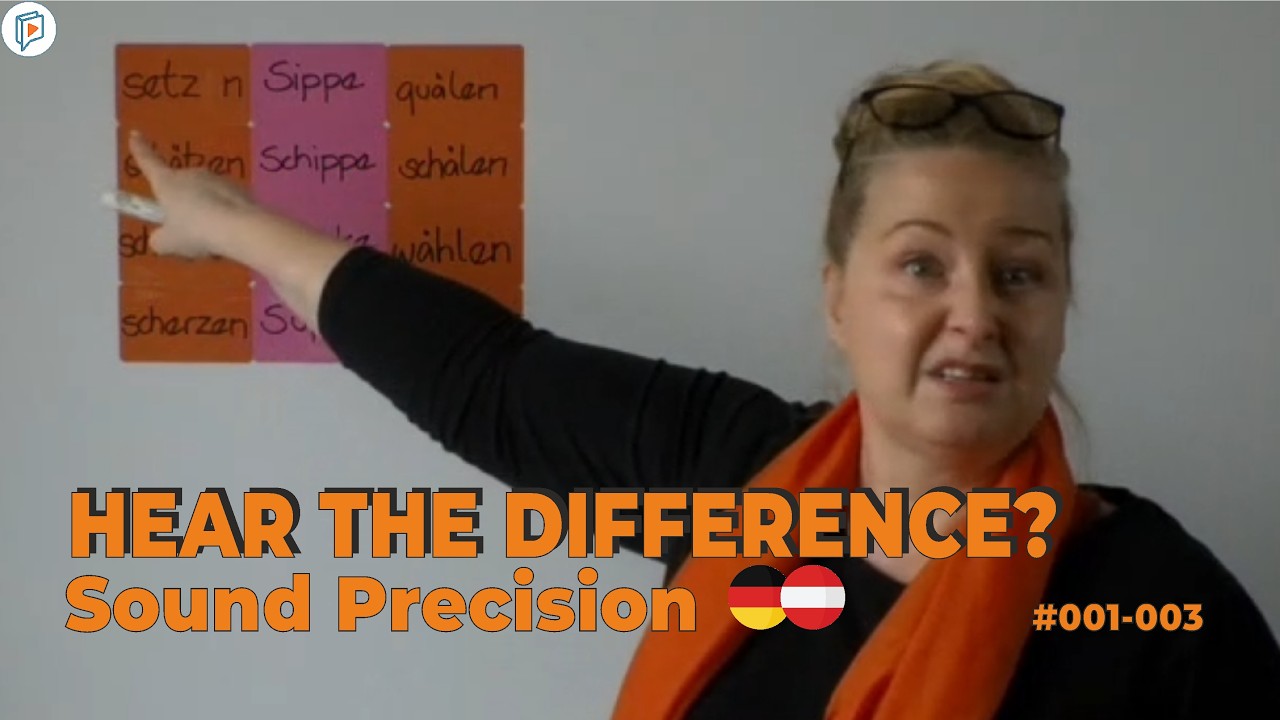 Pick the PassWort #001–003 | Sound Precision (German Pronunciation S, SCH, ST, SP Differences)
