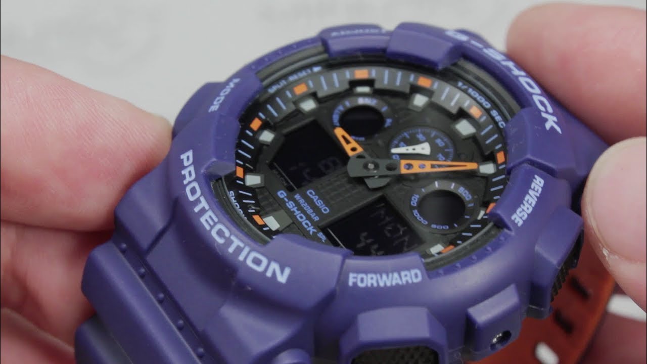 Обзор наручных часов CASIO GA-100L-2A - видеообзор от интернет-магазина MinutaShop.ru