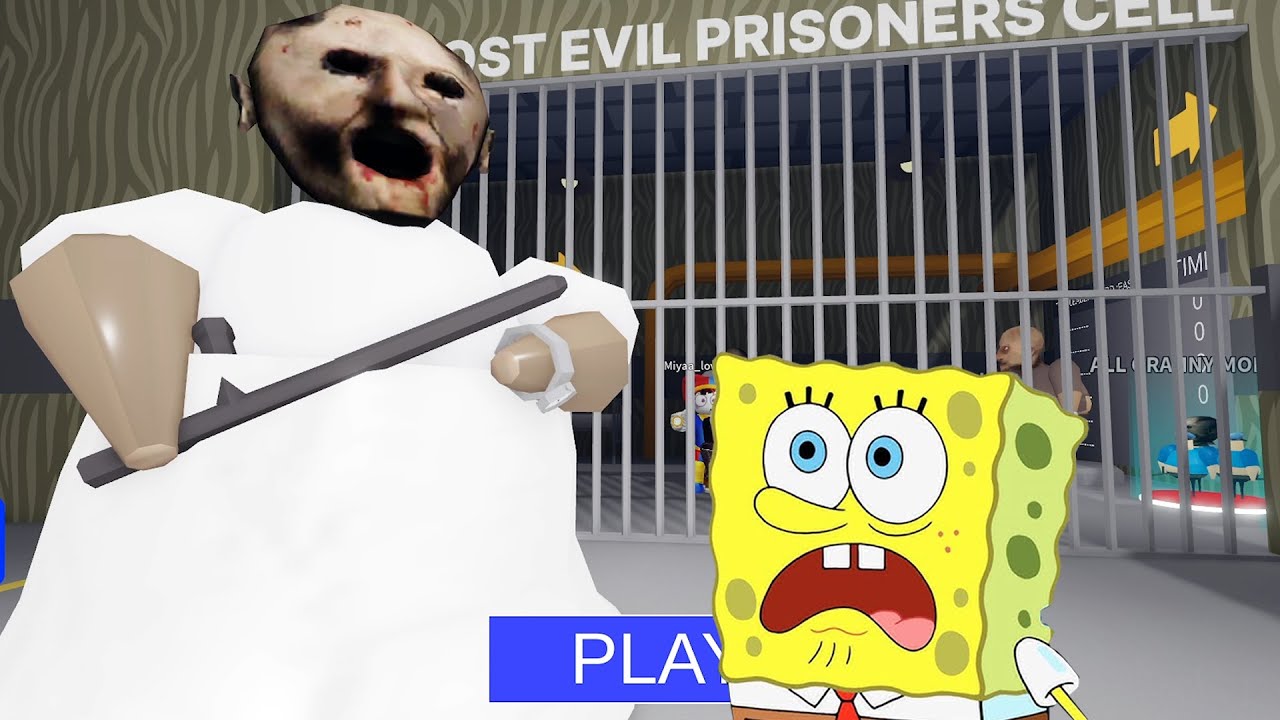 Sundjer Bob - PONOĆ KOD GRENI U ZATVORU - Sundjer Bob na srpskom ROBLOX