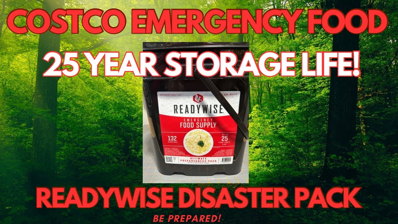 Costco Prepper Food! Readywise Emergency Food Supply Bucket