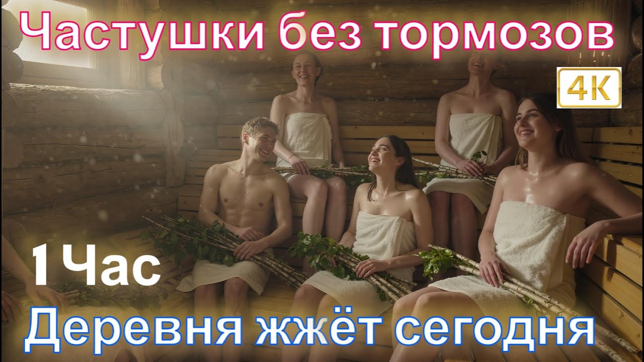 Частушки без тормозов! Про деревню и традиции — юмор, быт, рынок и баня | 1 час 4k