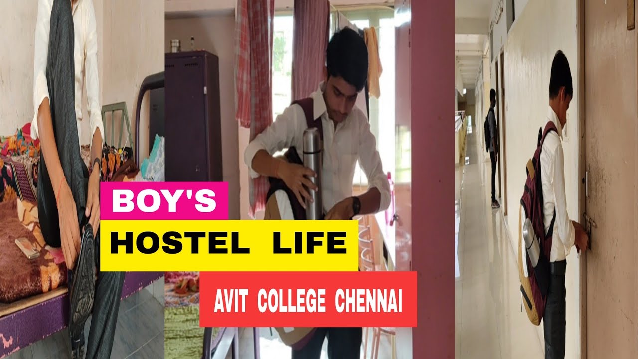 hostel life  | Daily routine of a boy in hostel | avit college | college time