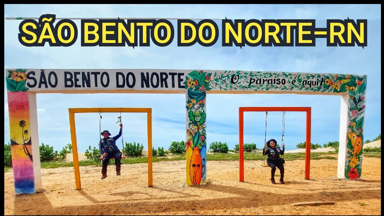 São Bento do Norte-RN e a praia do Farol com o belíssimo Farol Santo Alberto