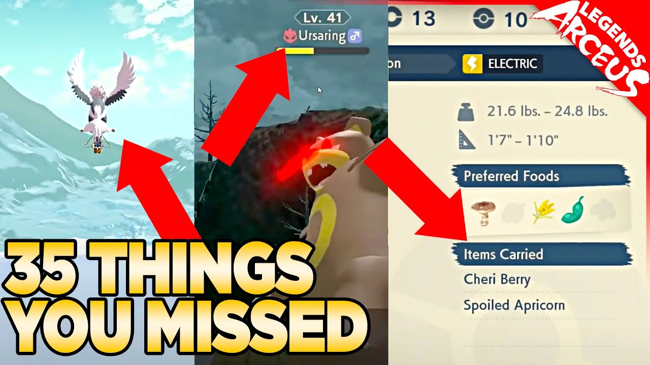 35 вещей, которые вы пропустили в трейлере Legends Arceus — анализ Pokemon Presents