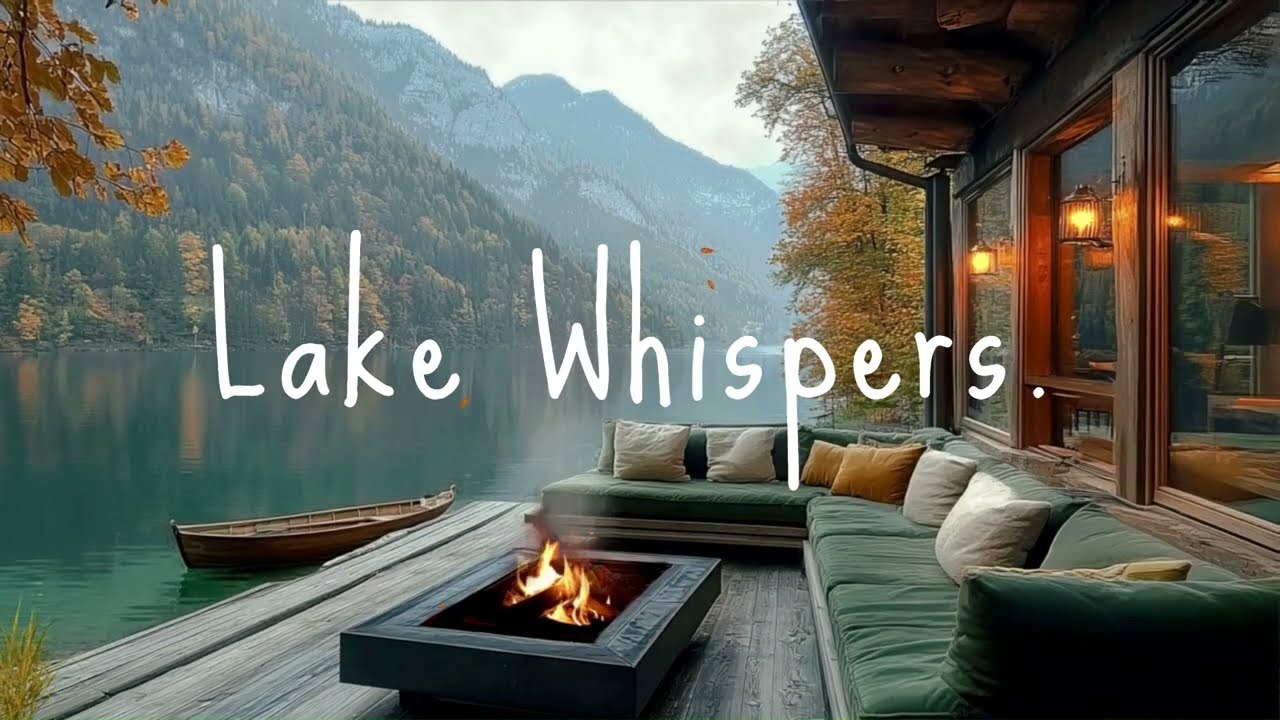 Where the lake breathes calm and autumn whispers softly through the mountains. 🍂