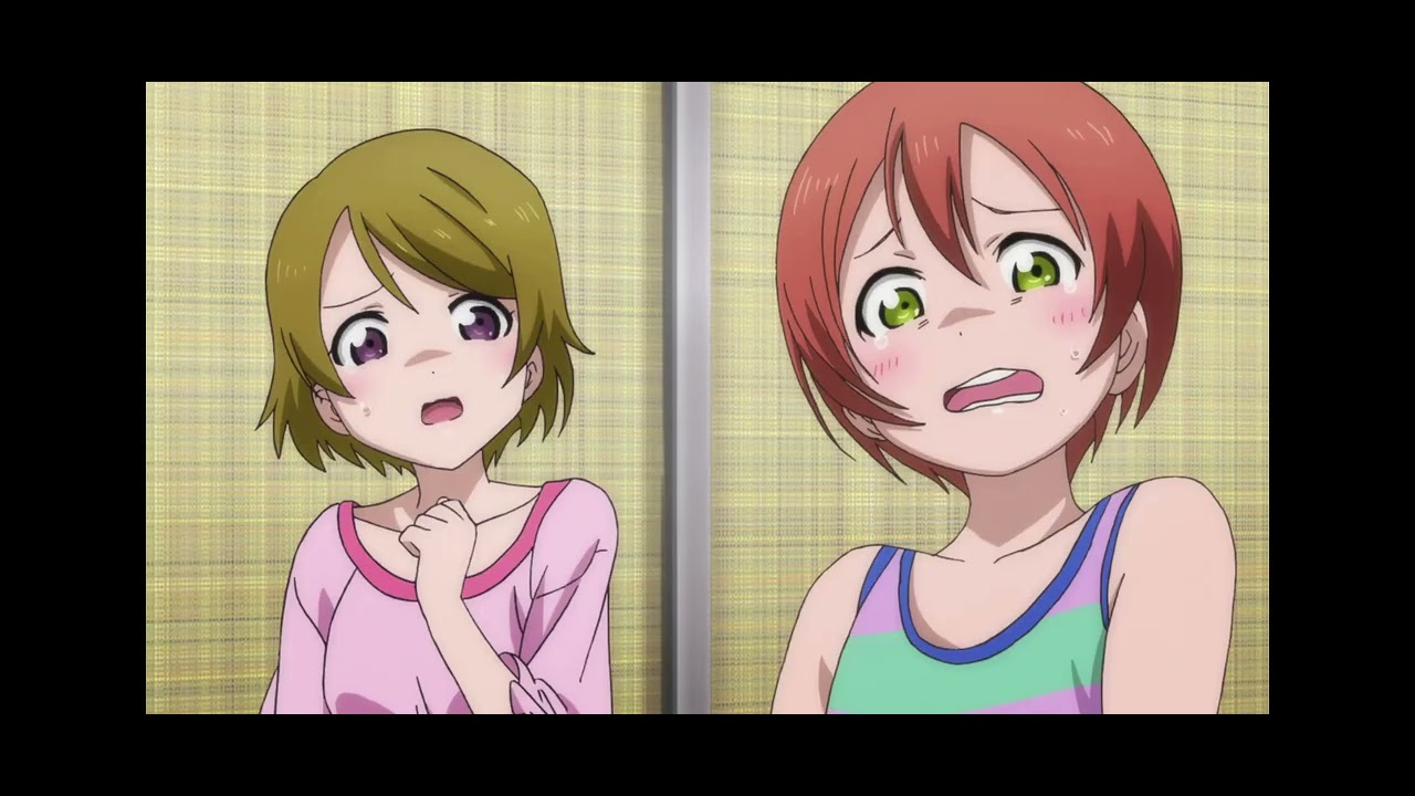 Love Live eng dub Ep 10 Pillow fight scene funny