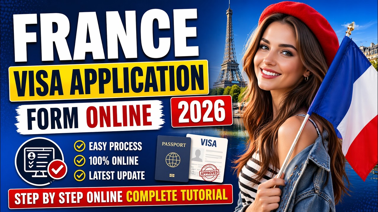 How to fill France Visa Application Form Online, France Visa Application Form #france
