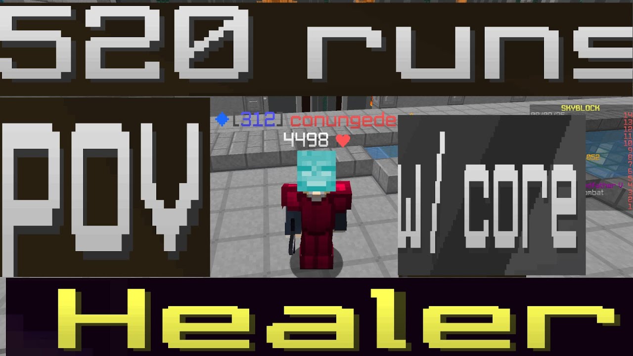 LEGIT Healer 50 POVs w/ core | Hypixel Skyblock M7
