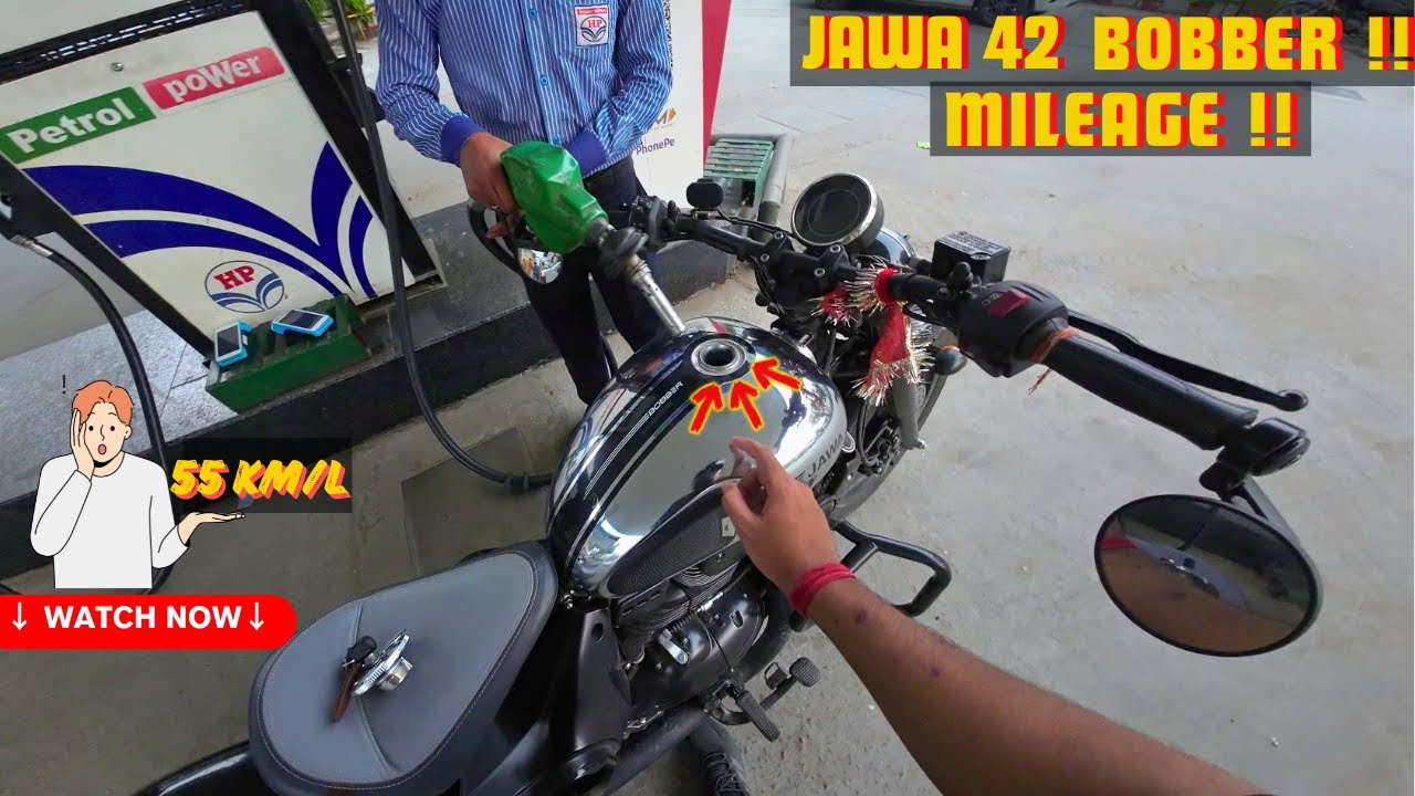 Jawa 42 Bobber Mileage Test With PERFORMANCE Air Filter 🥹🔥|| 55 KMPL!? || Modification Series EP-2