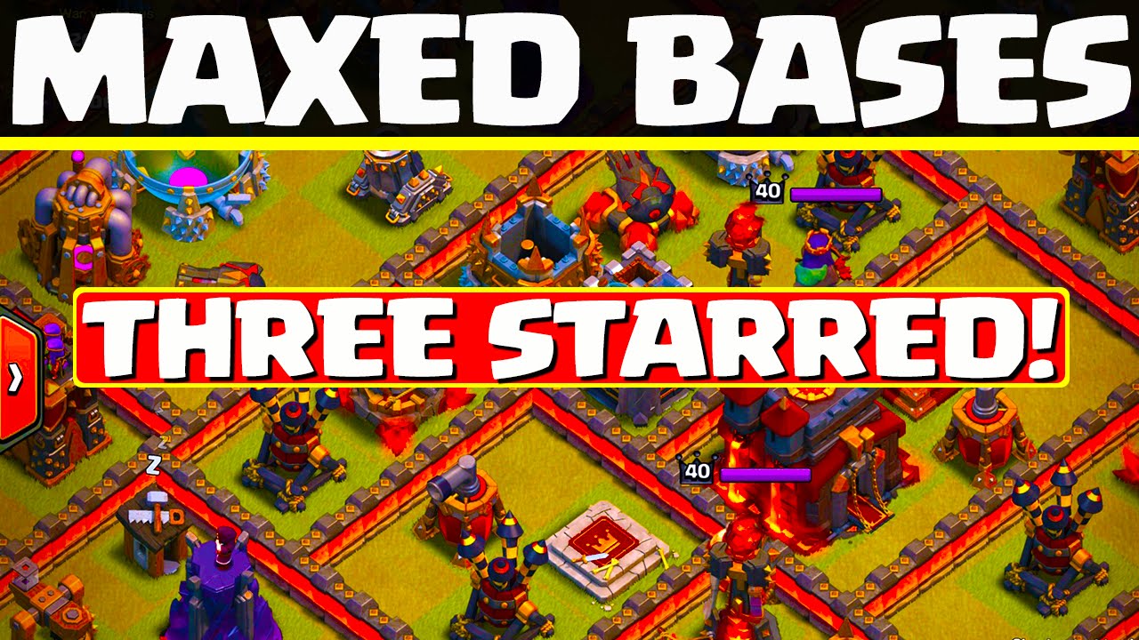 Clash of Clans ♦ MAXED Bases THREE Starred! ♦ Level 9 Clan Part 2 ♦ CoC ♦