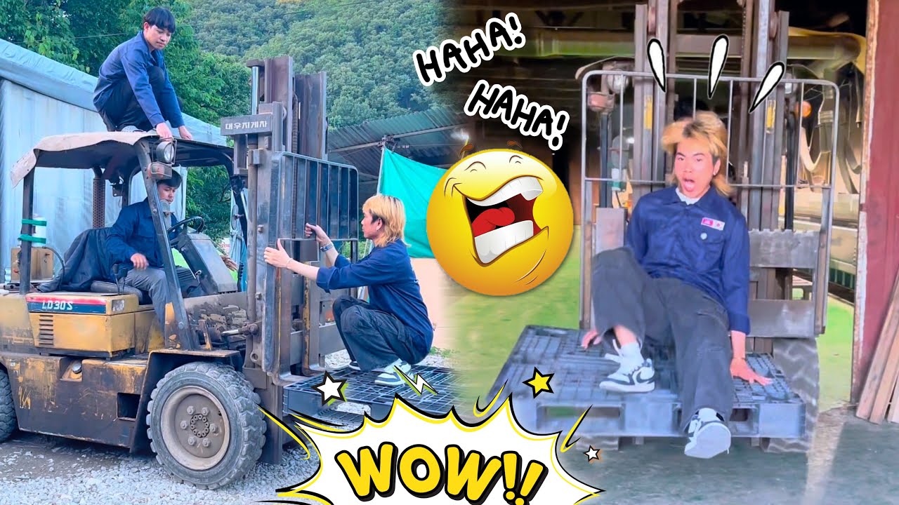 ធ្វើការមើលតែម៉ោង🔥🇰🇷😂ពូចិត្រFunny