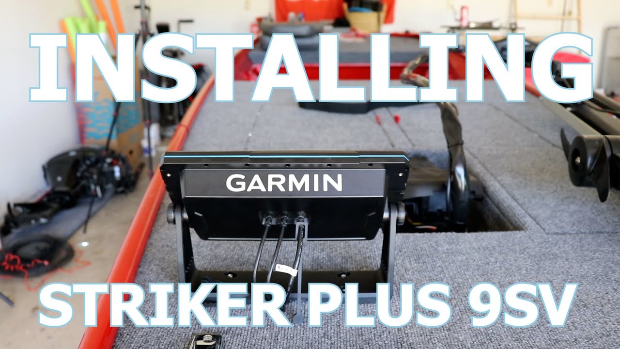 INSTALLING GARMIN STRIKER PLUS 9SV Fish Finder on JON BOAT!!