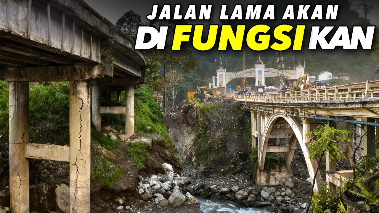 Berita Baru, Jalan Lama Lembah Anai DIFUNGSIKAN Kembali, Update Lembah Anai