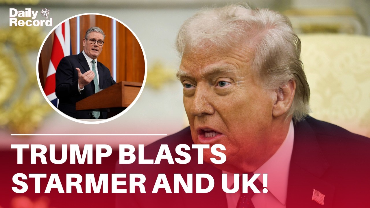 Donald Trump ‘NOT HAPPY WITH UK’ as he HITS OUT at Keir Starmer over Iran