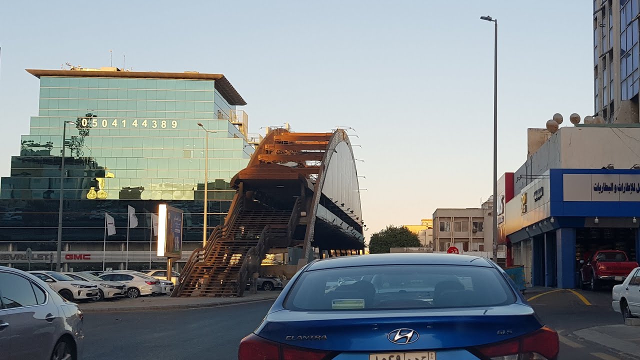 Jeddah Al Rawdah | Madinah Road | Bicycle Roundabout | حي الروضة جدة| دوار الدراجات | طريق المدينة
