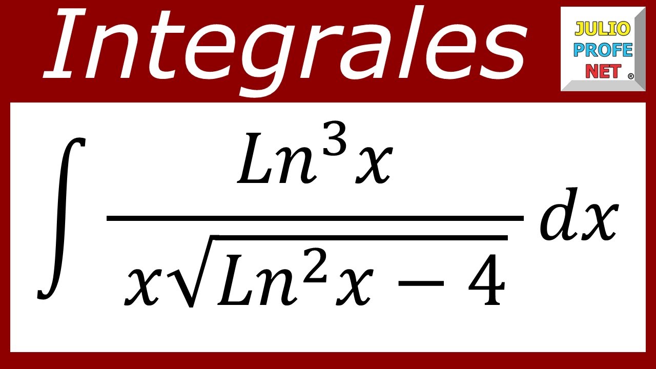 Integrales por sustitución | Ej. 30 #julioprofe