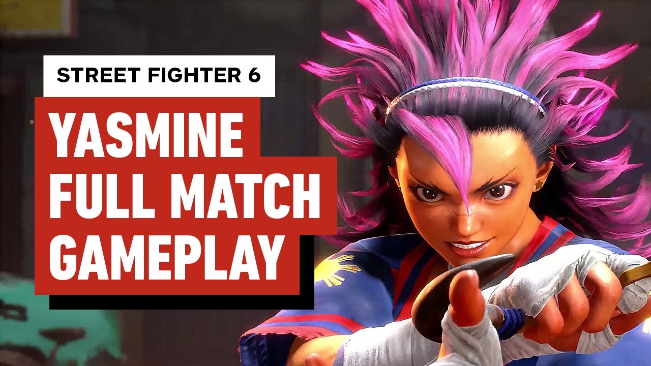 Street Fighter 6 - Yasmine Full Match Gameplay