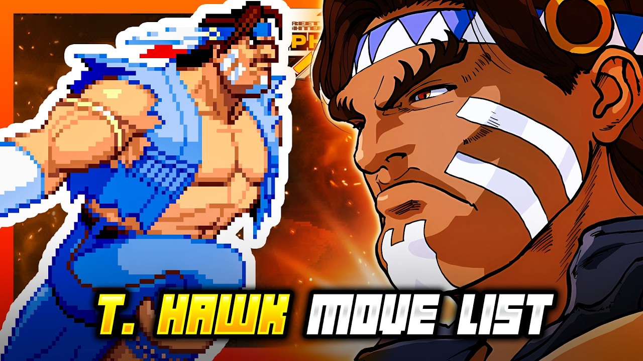 T. HAWK MOVE LIST - Street Fighter Alpha 3 MAX / Street Fighter Zero 3 Double Upper (SFA3)