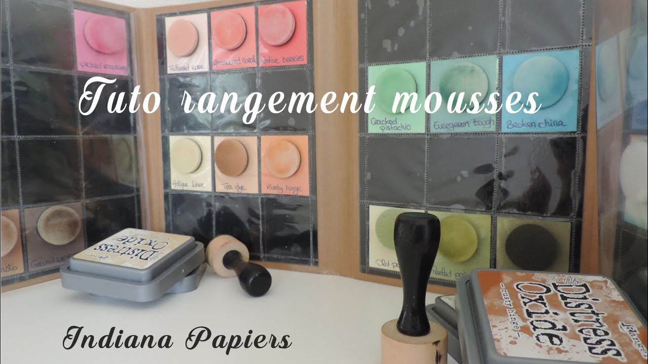 Tuto classeur rangement mousses
