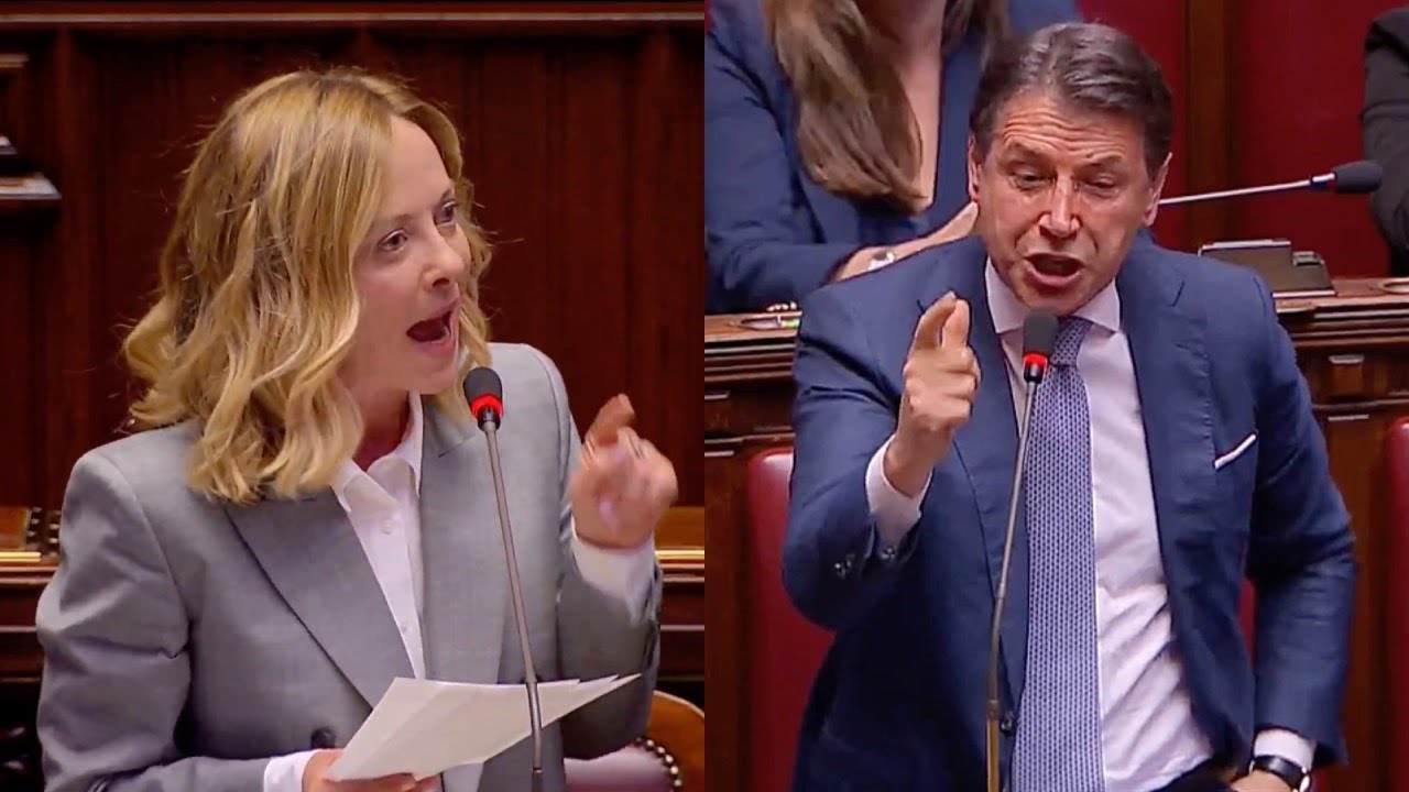 DURO BOTTA E RISPOSTA TRA GIORGIA MELONI E CONTE ALLA CAMERA