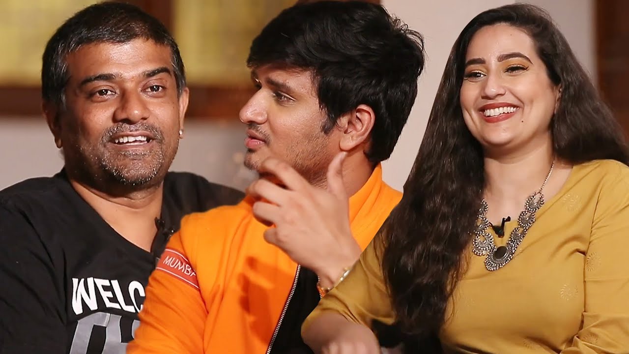 Actor Nikhil Comedy Counters On Director Surya Pratap At '18 Pages' Team Interview With Manjusha