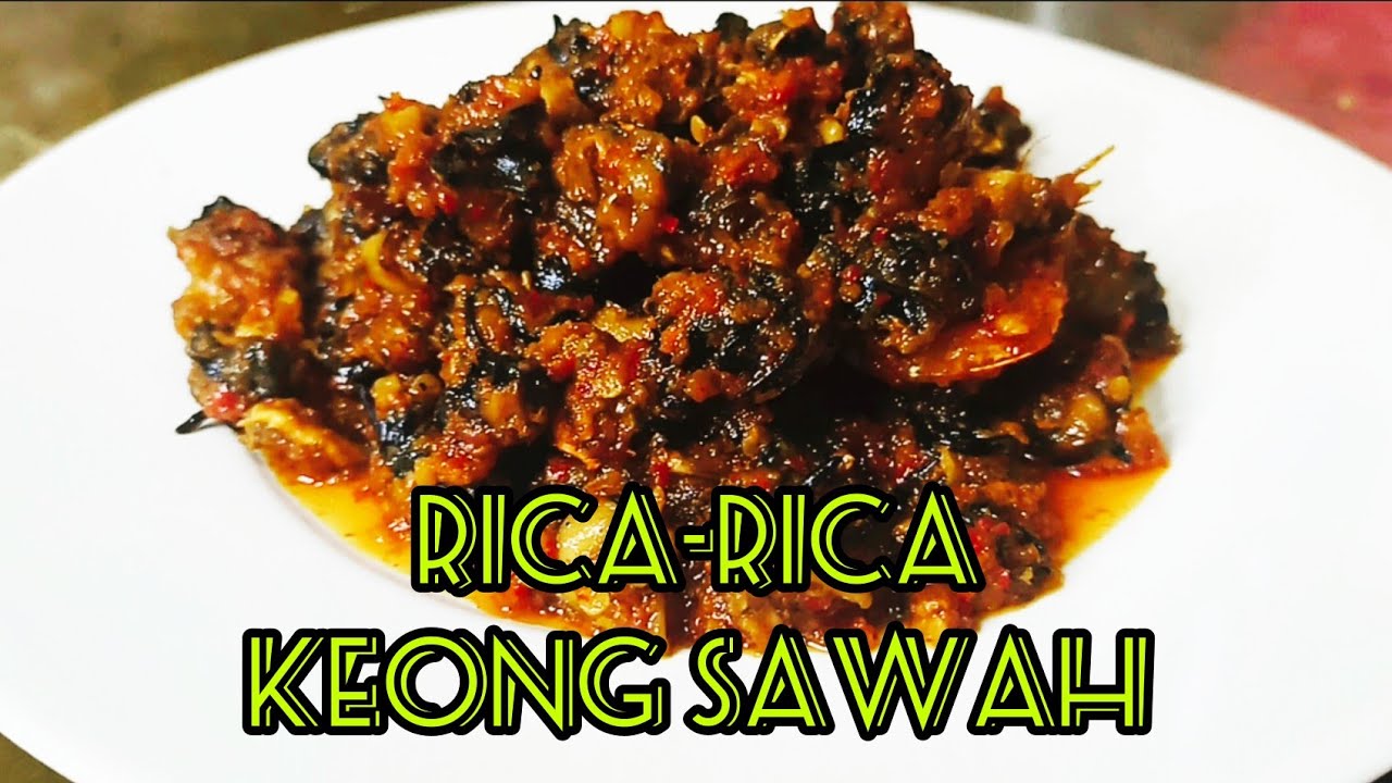 Rica-rica keong sawah pedas || Olahan keong sawah