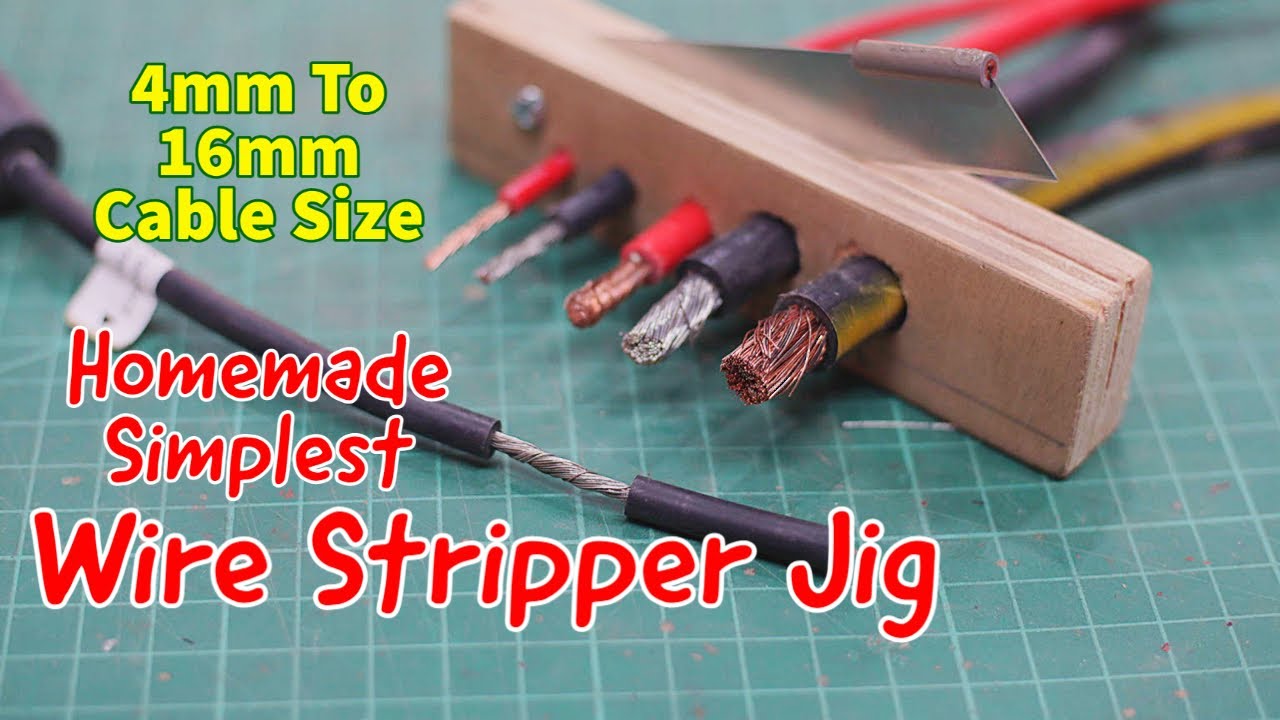 Wire Stripper | Homemade Wire Stripping Jig