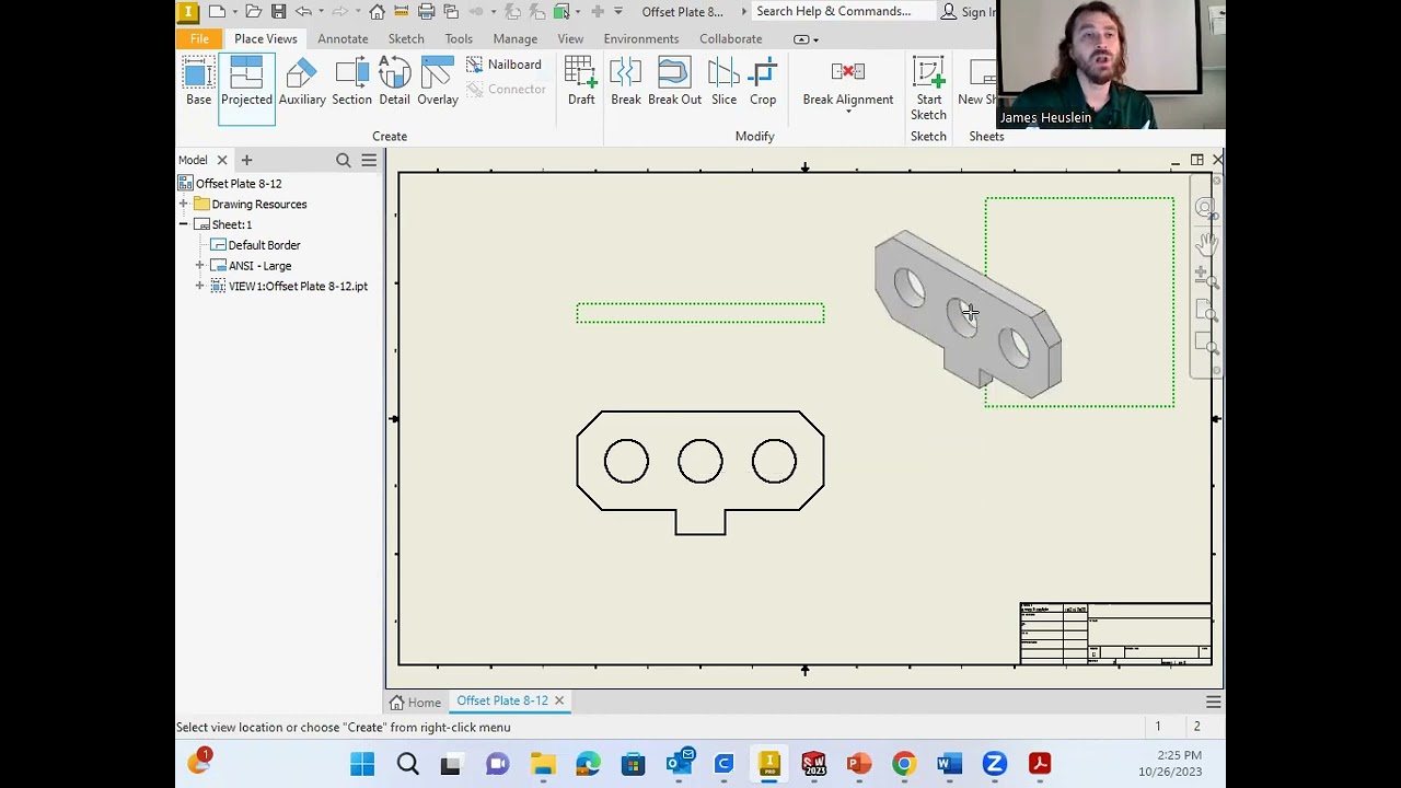 Autodesk Inventor 2023 Drawing File Tutorial