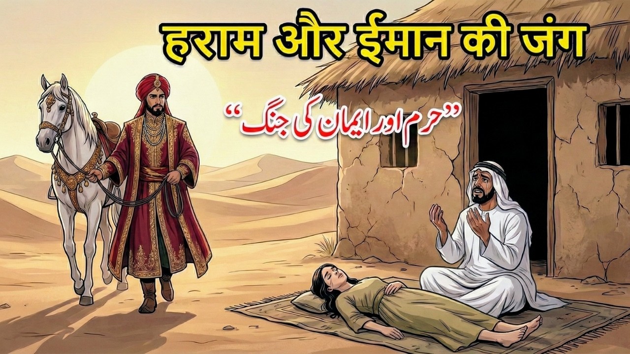 Haraam Aur Imaan Ki Jung | Bhookh Mein Gareeb Aur Allah Ka Imtihaan | Islamic Story | Islamic Kahani