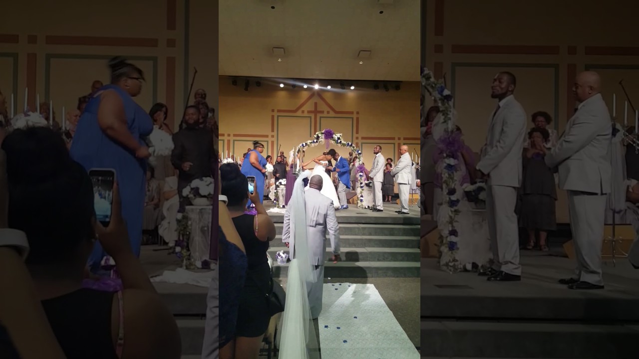 Praise break at Tiara Dandy wedding