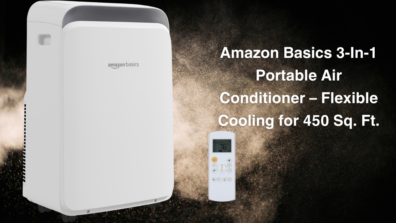 Remote Control + Sleep Mode + Cooling? Amazon Basics 3-In-1 Portable AC Review