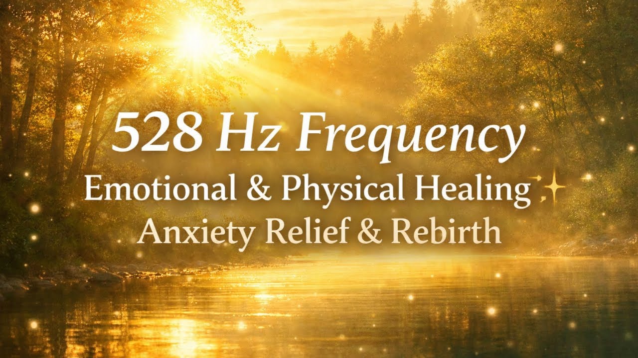 528 Hz Frequency ✨ Emotional & Physical Healing | Anxiety Relief & Rebirth