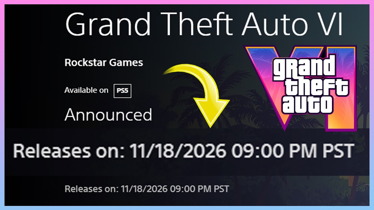 Официальная дата выхода GTA 6 объявлена! 🕘