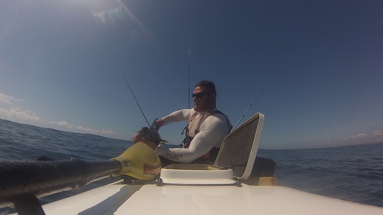 Paddle Ski Fishing  Martin de Jager - Umkomaas Tuna