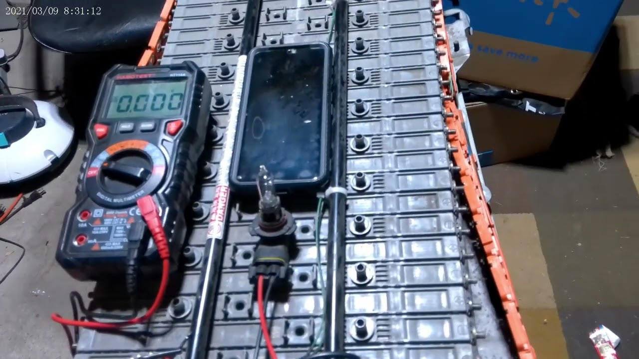 How to disassemble and load test a Toyota Prius hybrid battery