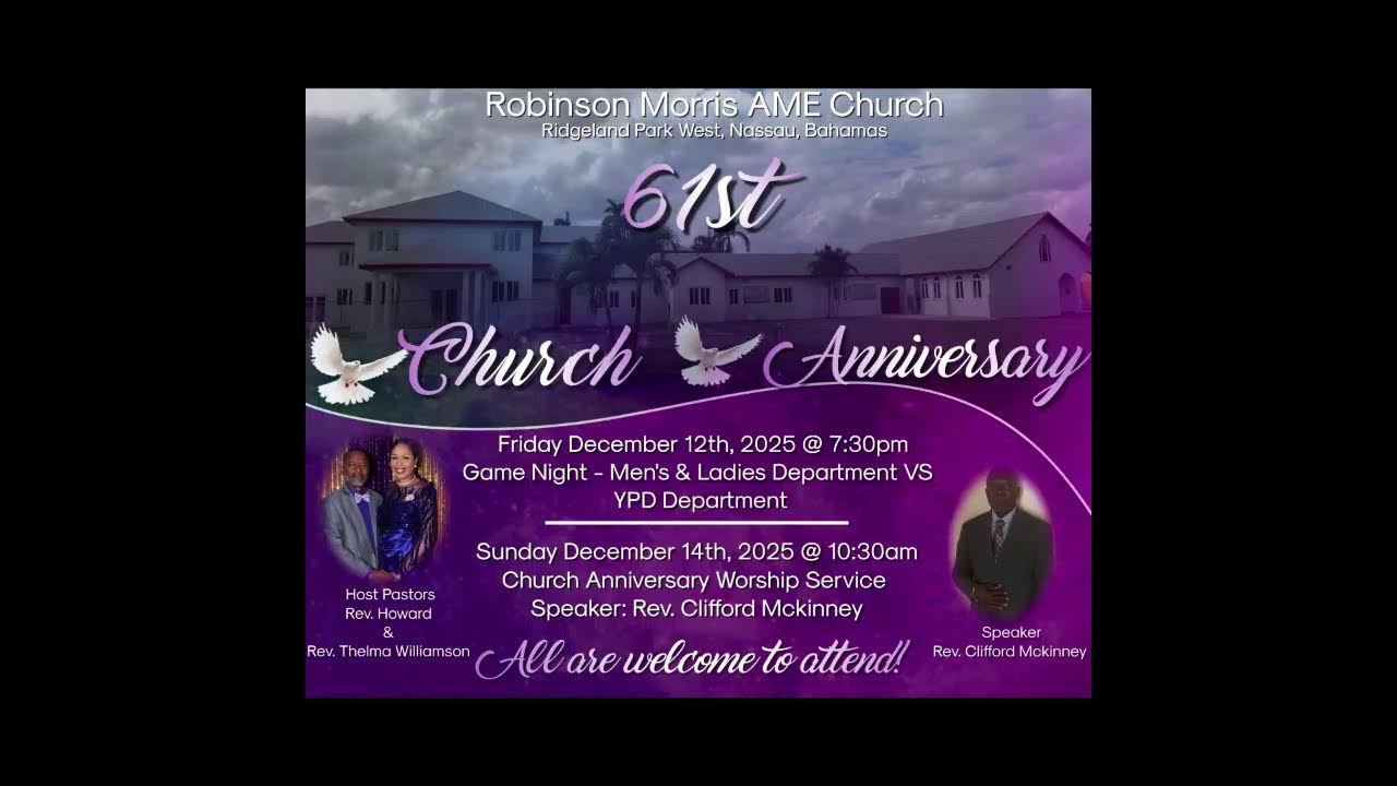 Robinson Morris AMEC || Sunday November 30th, 2025 || Thanksgiving Service