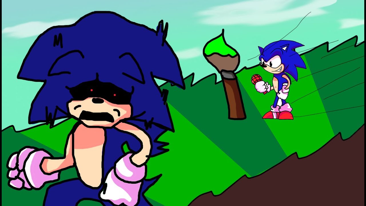 Sonic.Exe Fnf mod pero si no fuera exe/ parte 1