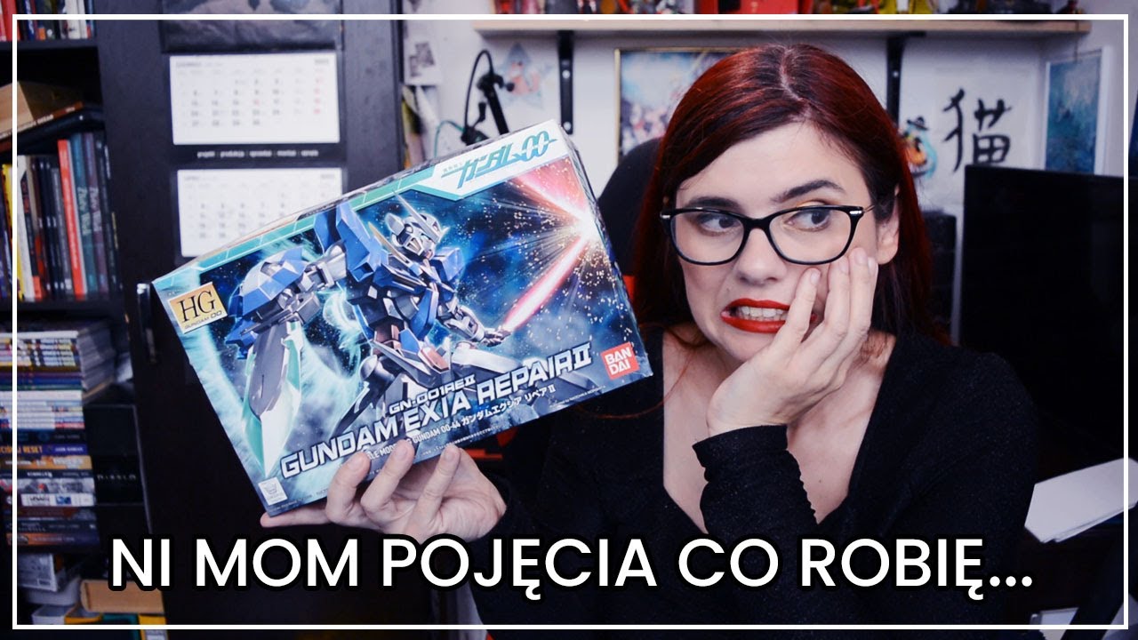 Pierwszy test modelu Gunpla - nie mam pojęcia co robię XD