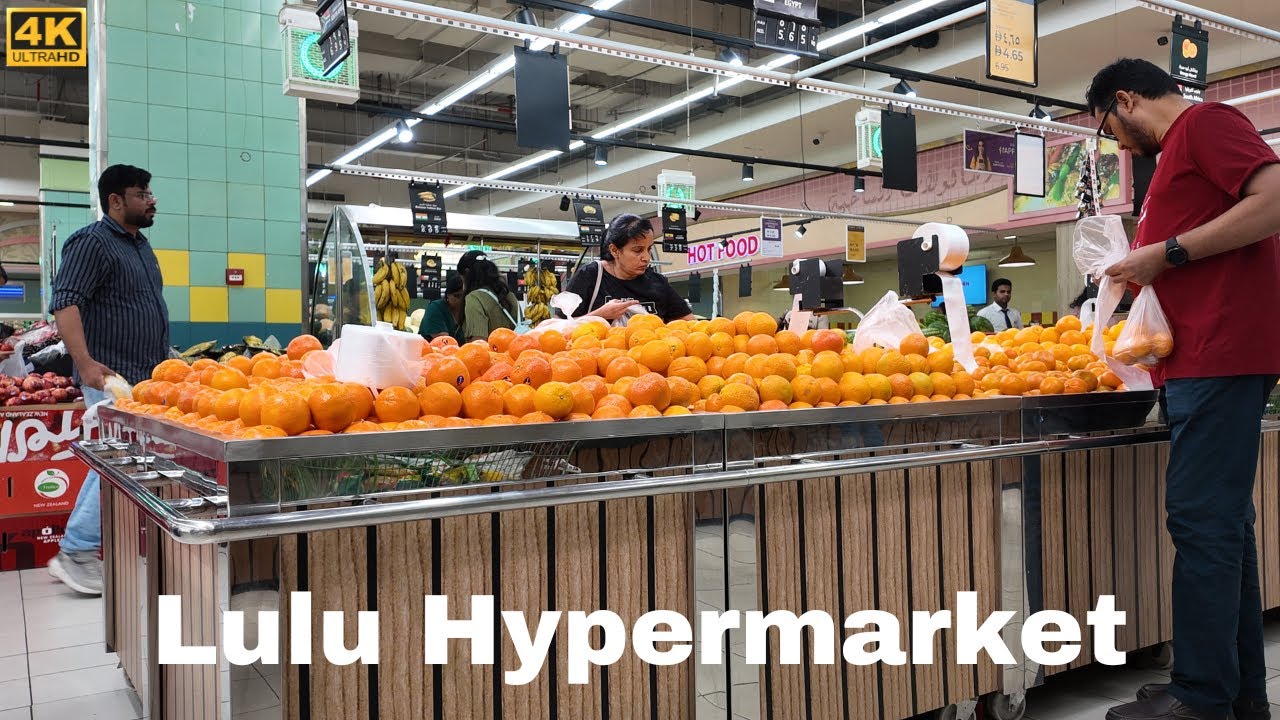 🇦🇪 Lulu Hypermarket Dubai [4K] 🛒 Full Shopping Tour & Best Deals | Fresh Food & More!