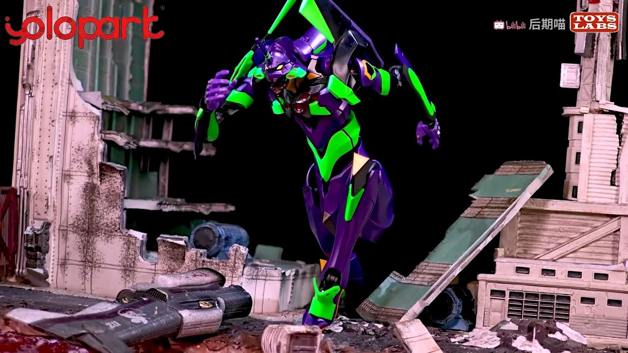 Сплав + металлизированное лакокрасочное покрытие EVA-01 (серия YOLOPARK EVANGELION-AMK PRO)