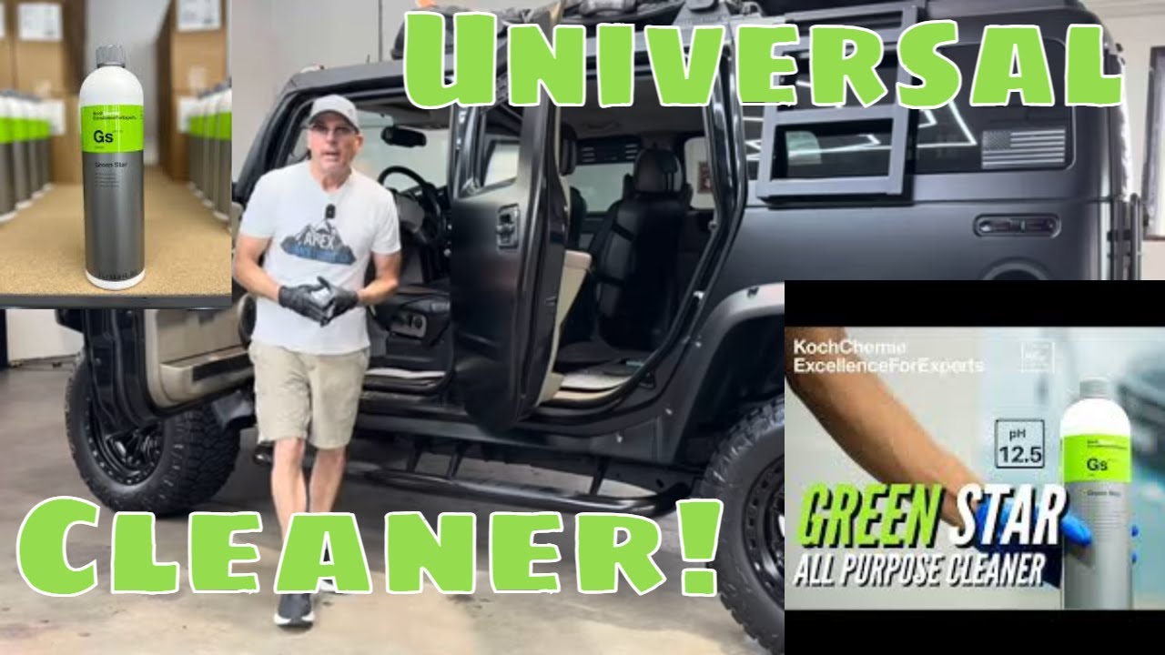 Koch Chemie GS Green Star All Purpose Cleaner Breaks Down Nasty Dirt & Grime! H2 Hummer!