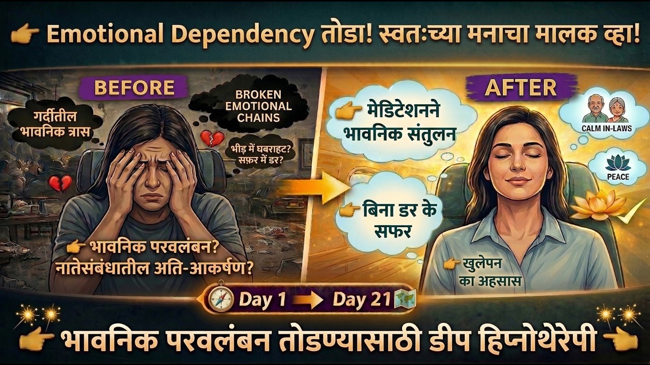 Heal Emotional Attachment | Develop Confidence, Discipline & Self-Reliance (Marathi Meditation)