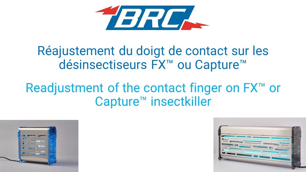 FX/CAPTURE - Réajustement du doigt de contact