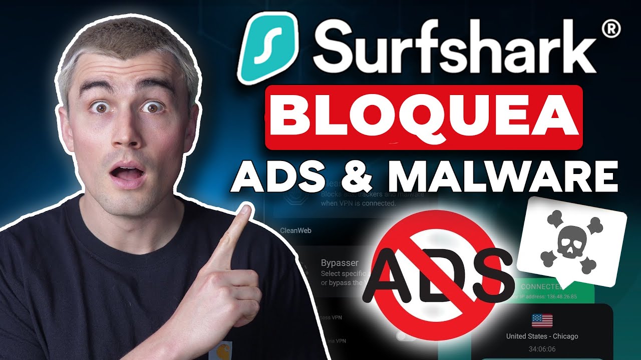 ¿Puede Surfshark CleanWeb 2.0 Bloquear Anuncios, Rastreadores y Malware? (Reseña y Prueba Completa)