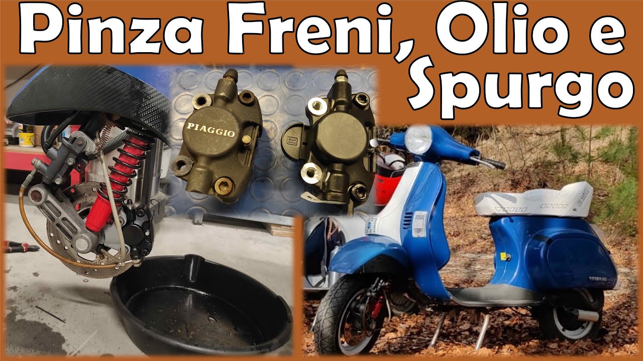 PINZA FRENI PIAGGIO SU VESPA: Sostituzione e Spurgo Impianto