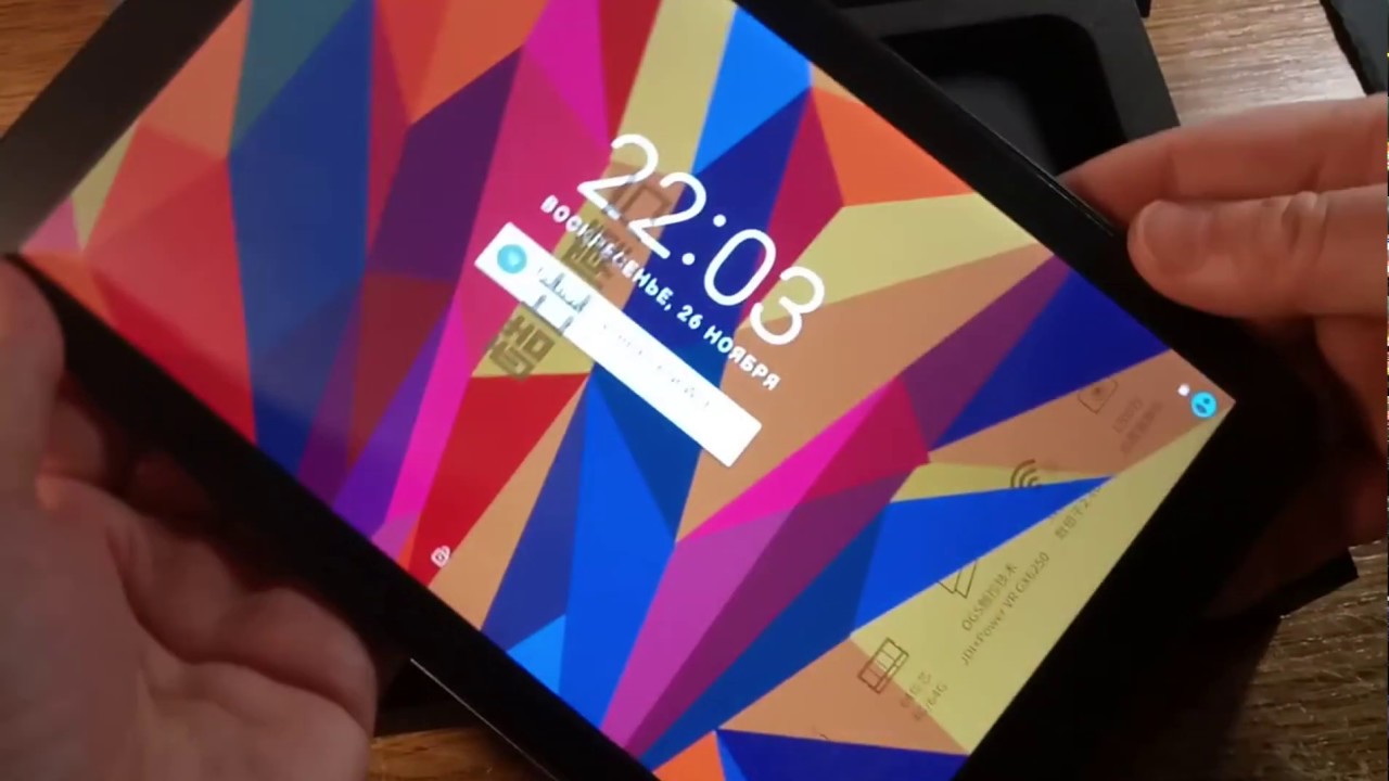 From Gearbest ALLDOCUBE Freer X9 Tablet PC - BLACK  Unboxing - Review Price