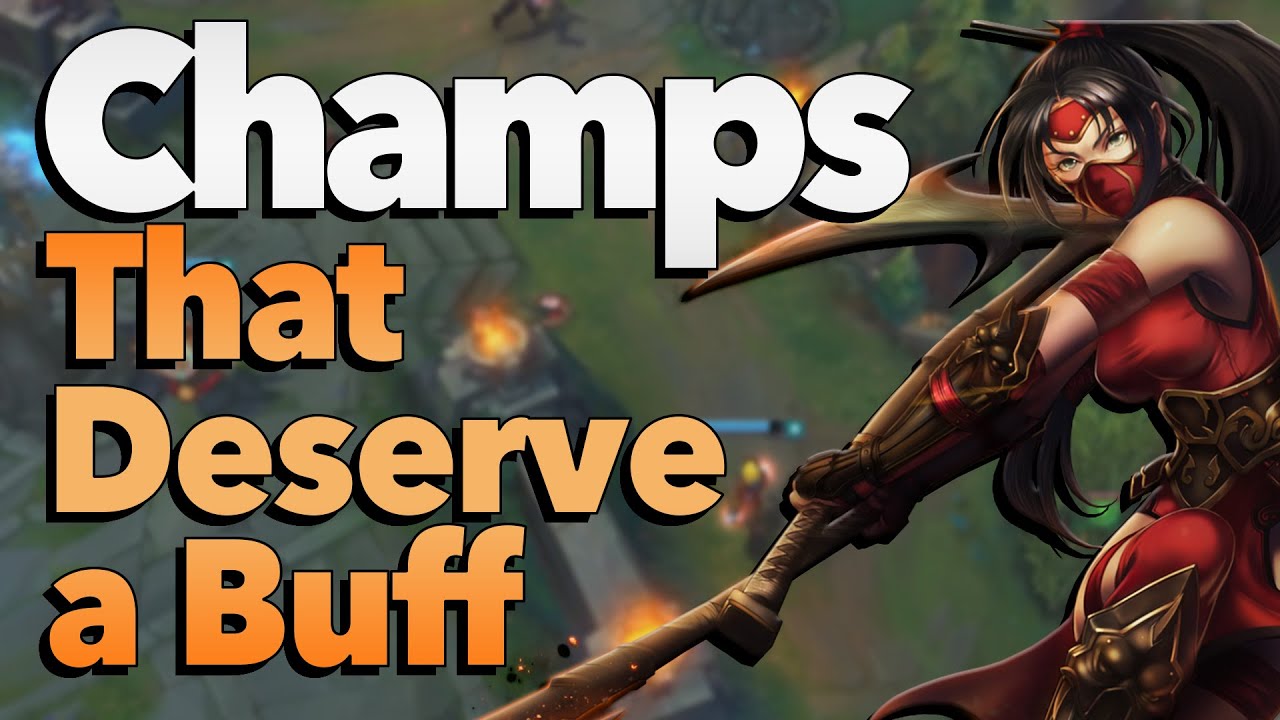 Top 10 Champions That Deserve a Buff or Rework in League of Legends