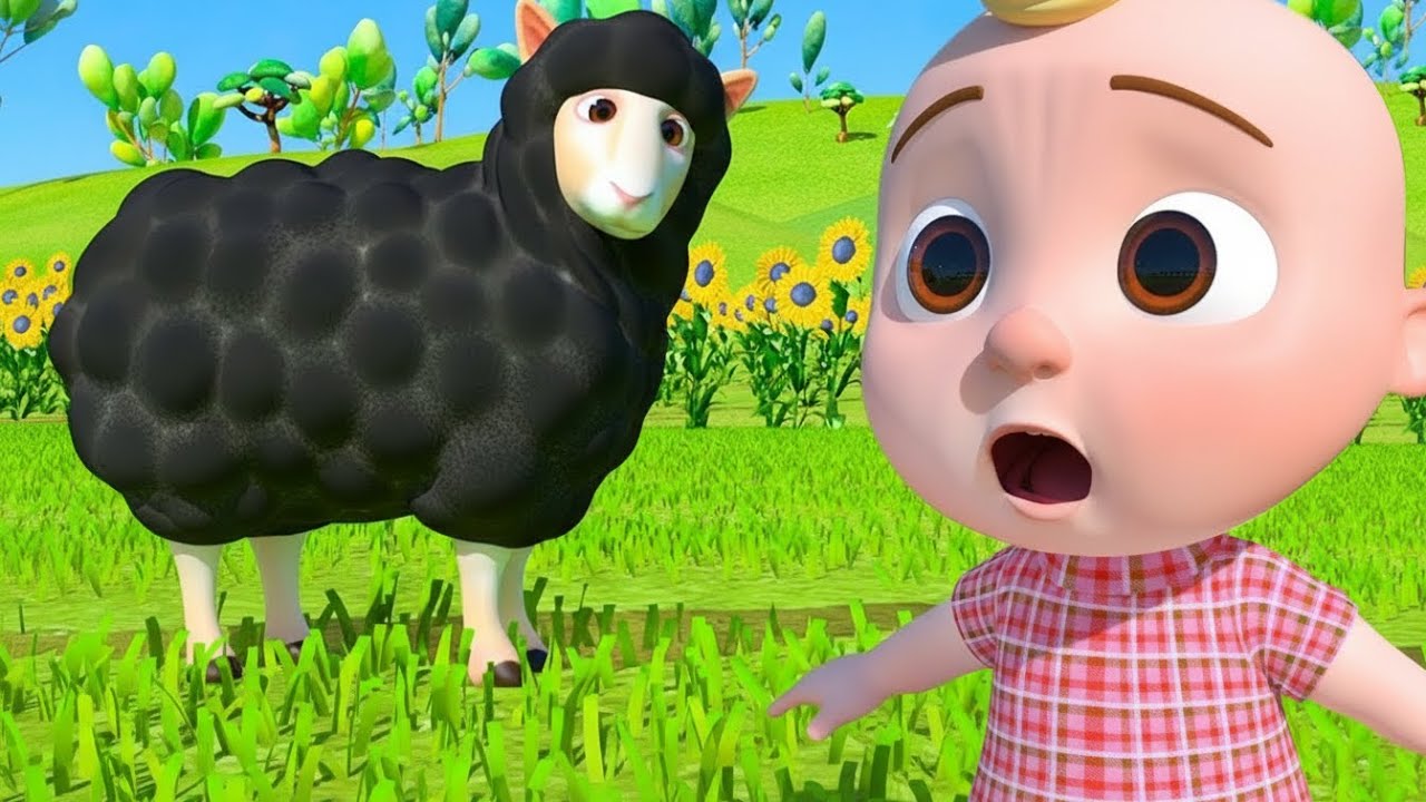 Baa Baa Black Sheep ‪@CoComelon‬  Sing Along With Me!  Moonbug Kids
